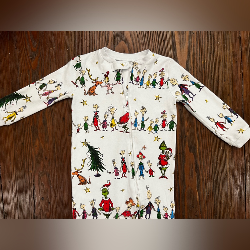 Pottery Barn Grinch PJ Girl or Boy 18/24 months